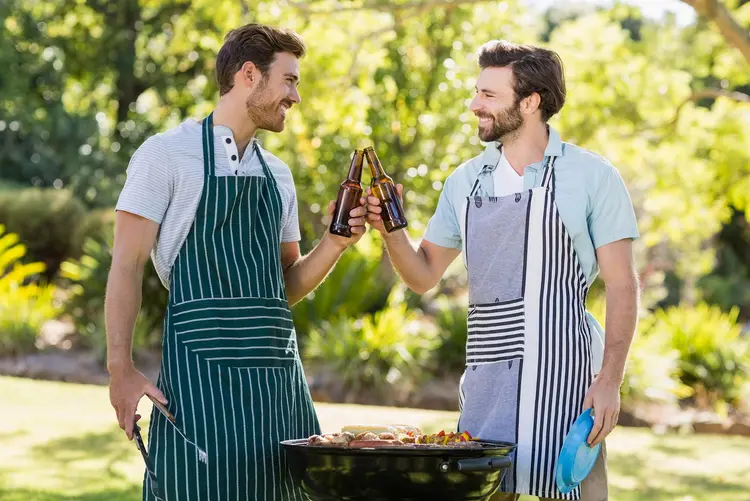 Grillen Freunde unter sich