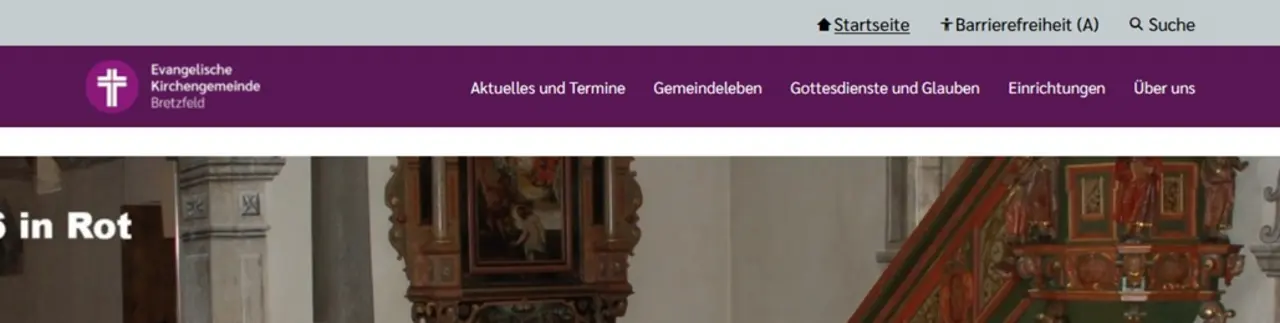 Baukasten Standard Bild mit Abstand zum Menü
Fixed Header noch Standard