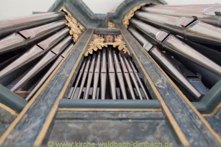 Postkarte Orgel