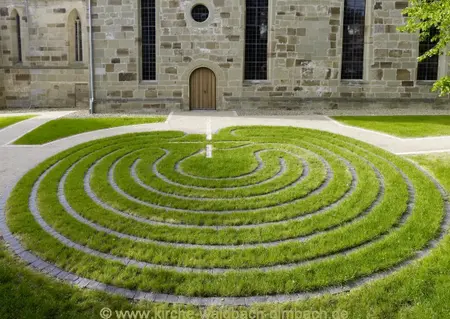Postkarte Labyrinth