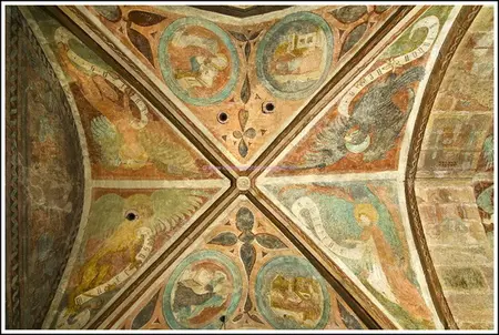 Decke des Chors in der Kilianskirche Waldbach